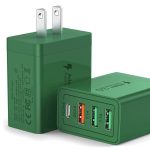 40W Fast Charging Brick 4Port QCPD Type C Green