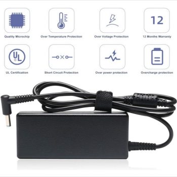 65W 45W HP Smart Blue Tip AC Laptop Adapter for HP 4
