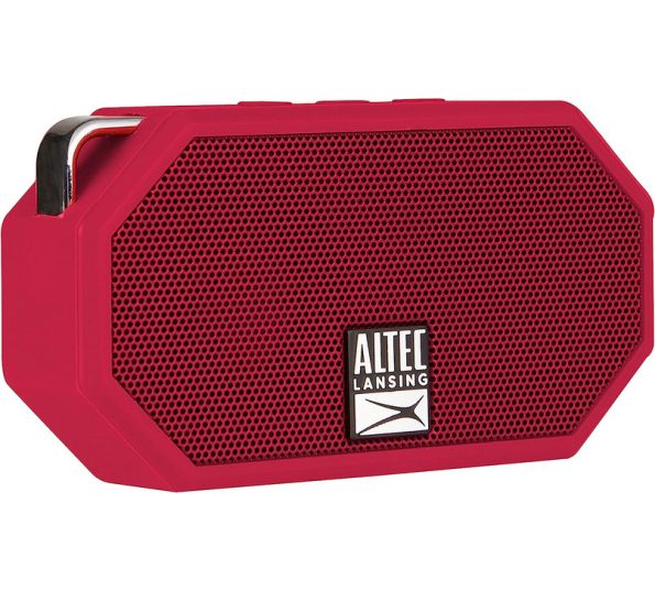 Altec Lansing Mini H2O Waterproof Bluetooth Speaker Red 2