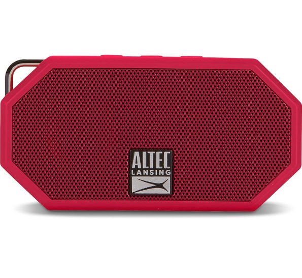 Altec Lansing Mini H2O Waterproof Bluetooth Speaker Red