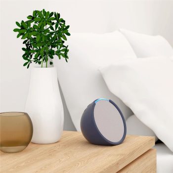 Amazon Echo Pop Full sound compact smart speaker with Alexa Lavender Bloom 4
