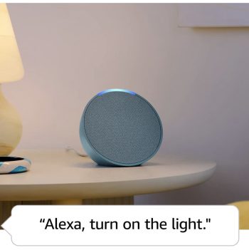 Amazon Echo Pop smart speaker with Alexa Midnight Teal