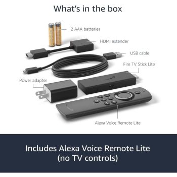 Amazon Fire TV Stick with Alexa Voice Remote Lite No TV Controls