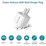 Apple MFi Certified 20W Type C Wall Charger with 4ft USB C to Lightning Cable 1