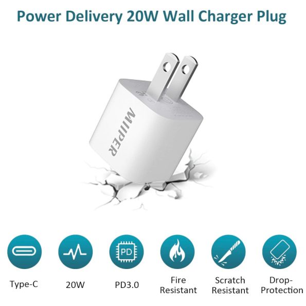 Apple MFi Certified 20W Type C Wall Charger with 4ft USB C to Lightning Cable 01 1