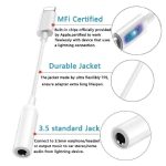 Apple MFi Certified Lightning to 3.5mm AUX Connector