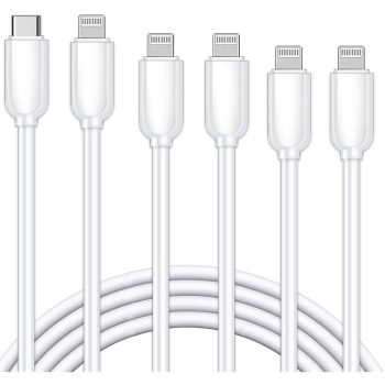 Apple MFi Certified USB C to Lightning Cable 20W PD White
