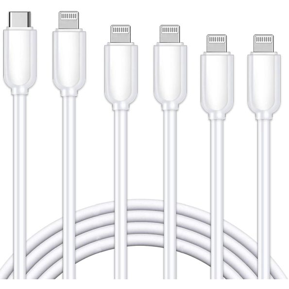 Apple MFi Certified USB C to Lightning Cable 20W PD White