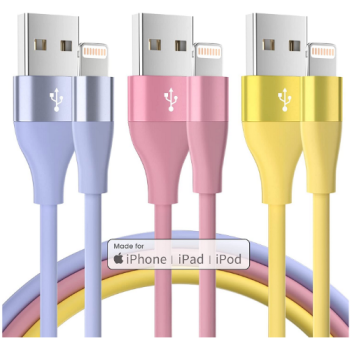 Apple MFi Certified USB C to Lightning Cable Pastels