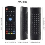 CHUNGHOP MX3 Voice Air Mouse with Control Smart Remote and Mini Wireless Keyboard