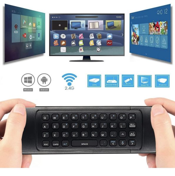 CHUNGHOP MX3 Voice Air Mouse with Control Smart Remote and Mini Wireless Keyboard 3