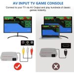 Classic Dual Players Mode Mini Retro Game Console AV Input Built in 620 Games 1 1