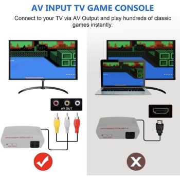 Classic Dual Players Mode Mini Retro Game Console AV Input Built in 620 Games