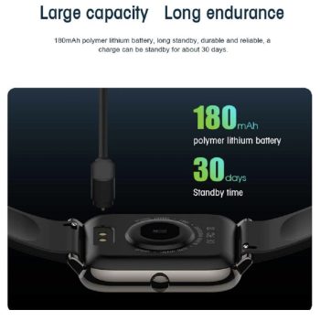 EBAKIN Smart Watch Fitness Tracker 1.4 inch Full Touch Screen IP67 Waterproof Grey 2