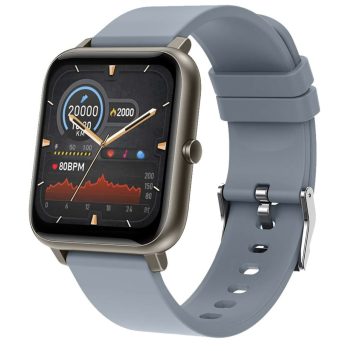 EBAKIN Smart Watch Fitness Tracker 1.4 inch Full Touch Screen IP67 Waterproof Grey