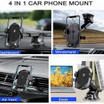 Easy One Touch Phone Cradle for Dashboard and Windshields