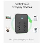 Gosund Home Smart Plug Outlet Extender 6 Sockets and 3 Smart USB Surge Protector