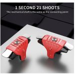 High Sensitivity F1 Metal Trigger Buttons for FPS Games Red