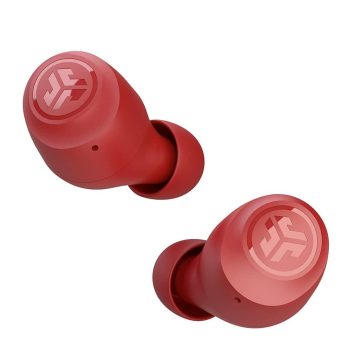 JLab Go Air Pop True Wireless Bluetooth Earbuds Rose Red 1