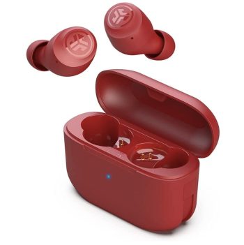 JLab Go Air Pop True Wireless Bluetooth Earbuds Rose Red