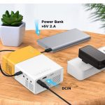 YG300 Mini Portable Projector – HDMI,USB,Audio,TF Card – Blue