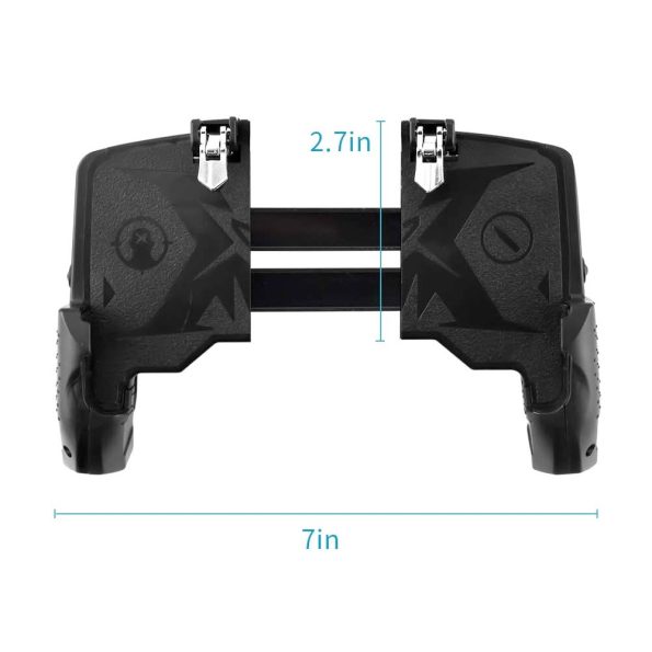 Mobile Game Controller with L1R1 Trigger Grip Size