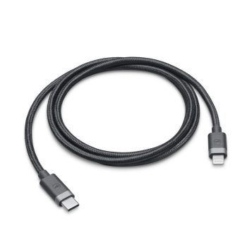 Nylon Braided USB C to Lightning Cable Apple MFi Certified 3.3ft Black