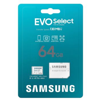 SAMSUNG EVO Select microSDXC 130MBs 64gb