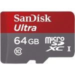 SanDisk Ultra 64GB UHS I Class 10 Micro SDXC Memory Cards