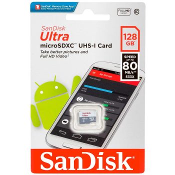 SanDisk Ultra Micro SD HC Class 10 %E2%80%93 128 GB