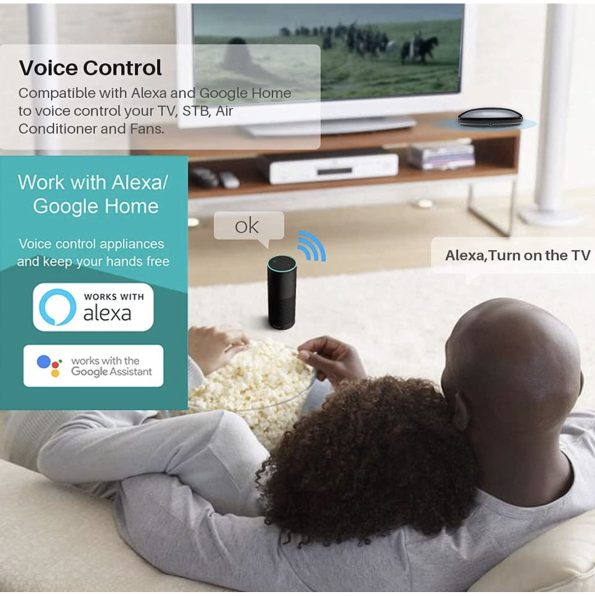 Smart Universal IR Blaster Remote Control Single Compatible with Alexa Google Assistant 1 1