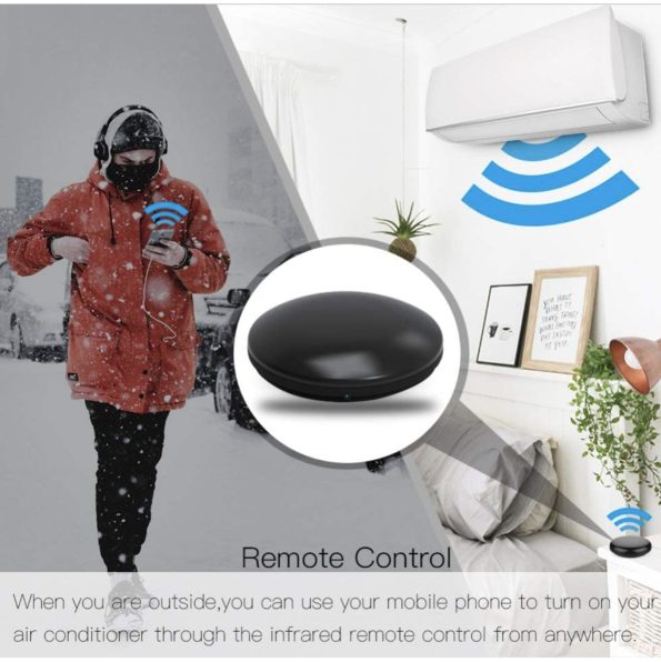 Smart Universal IR Blaster Remote Control Single Compatible with Alexa Google Assistant 2