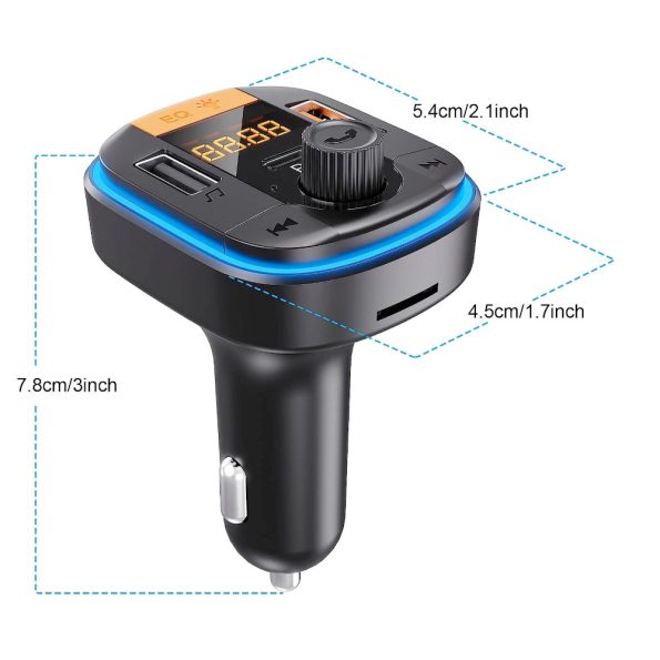 Tensun T832D Bluetooth FM Transmitter PD20WQC3.0