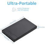 USB 3.0 to SATA III Hard Drive Enclosure for 2.5 Inch SSD HDD 4