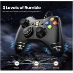 Voyee Xbox 360 PC Compatible Wired Controller Black