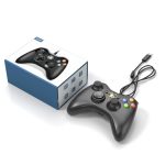 Voyee Xbox 360 PC Compatible Wired Controller Black