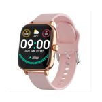 Waterproof Fitness Tracker %E2%80%93 Smart Watch %E2%80%93 Rose Gold Pink %E2%80%93 Silicone Band %E2%80%93 1.7 Inch Full Touch Screen Rose Face