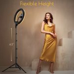 Weilisi-12-Inch-Selfie-Ring-Light-with-63-Inch-Tripod-Stand-Dimmable-LED-Ring-Light-with-Phone-Holder-and-Wireless-Remote-2