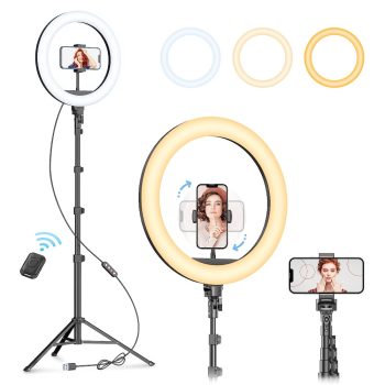 Weilisi-12-Inch-Selfie-Ring-Light-with-63-Inch-Tripod-Stand-Dimmable-LED-Ring-Light-with-Phone-Holder-and-Wireless-Remote-2