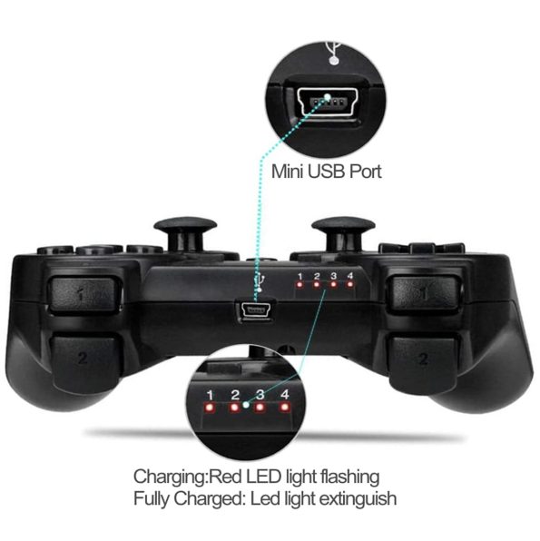 Wireless-Rechargeable-Analog-Controller-for-PS3-Double-Shock-2