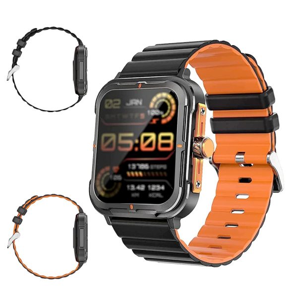 XIDAJIE-1.8-Inch-Smart-Fitness-Tracker-Black-Orange-4