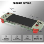 D3 Stretchable Wireless Mobile Gaming Controller – 4.9 to 6.9 inch – Black