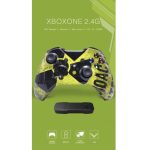 Universal Wireless Gaming Controller for Xbox Playstation Windows Black and Neon Green