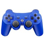 Wireless Rechargeable Analog Controller for PS3 Double Shock Blue