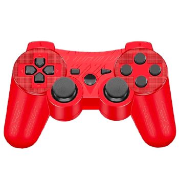Wireless Rechargeable Analog Controller for PS3 Double Shock Red