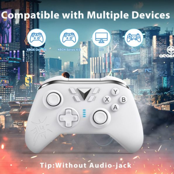 Wireless Controller Compatible with Xbox One PC White