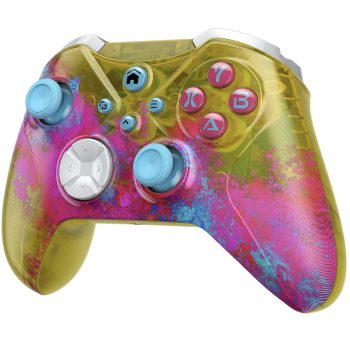 Wireless Replacement Xbox Controller Painted Forza Horizon Inspo Yellow Pink