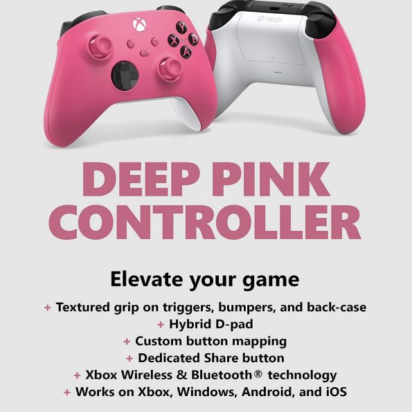 Xbox Wireless Core Controller Deep Pink