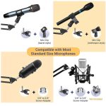 Adjustable Microphone Arm and Phone Stand Bundle