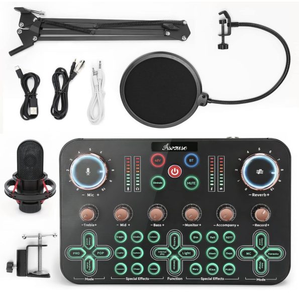 Asmuse Condenser Microphone Bundle DJ16